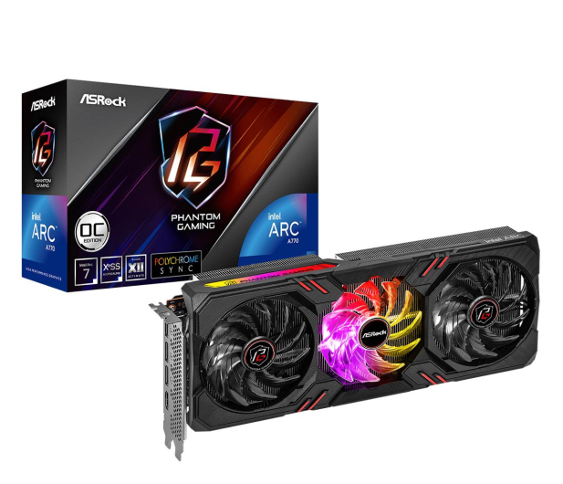 ASRock Arc A770 Phantom Gaming D OC 8GD GDDR6 - 1089610 - zdjęcie